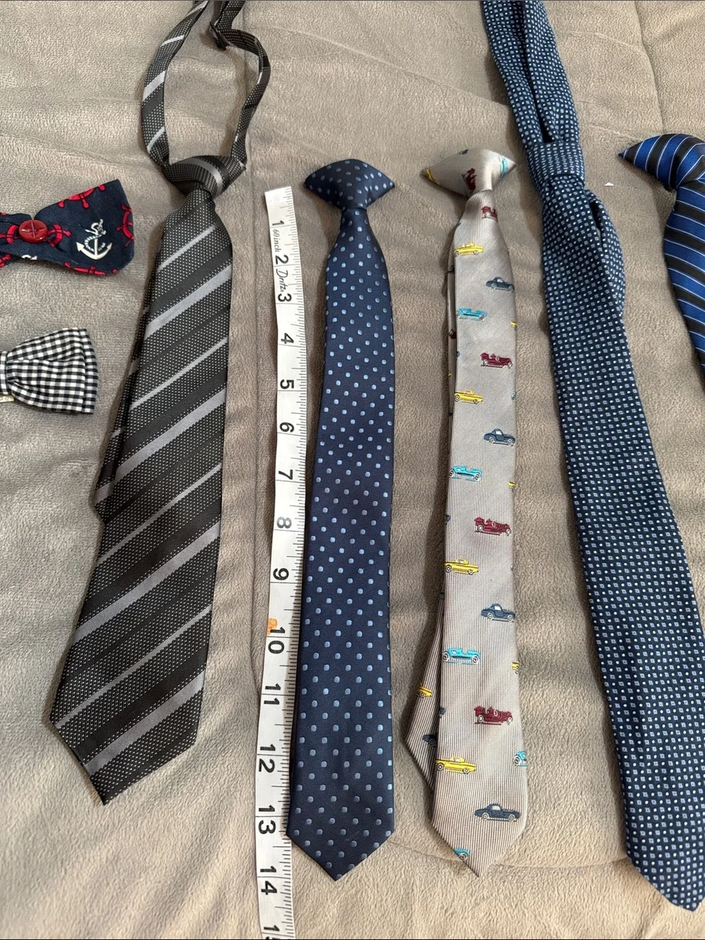 Boys formal & casual Patterned 2 bow & 5 neck Tie Classic Asstd Styles 7-10 Y